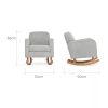 CuddleCo Etta Nursing Chair – Pebble Grey