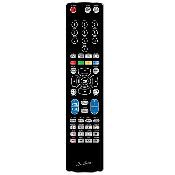 RM Series Replacement Remote Control for Polaroid 3-32-LED-14 332LED14