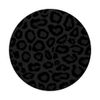 Black Gray Cheetah Print Leopard Skin Pattern PopSockets Adhesive PopGrip