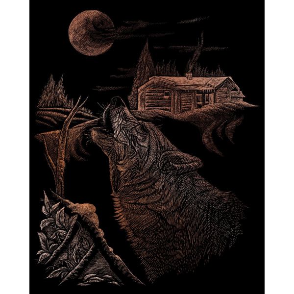 Royal & Langnickel Howl Copper Engraving Art