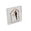 Mud Pie Forever Acrylic Wedding Plaque; Square 5 1/4" x 5 1/4"