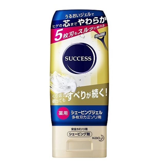 Success Medicated Shaving Gel for Multi-blade Razor [180g] (Kao) [MEN&#39;S] [Shaving]