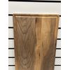 Unfinished Solid Walnut Cutting Board with Drip Ring 3/4” X 10 X 18 M Monogram