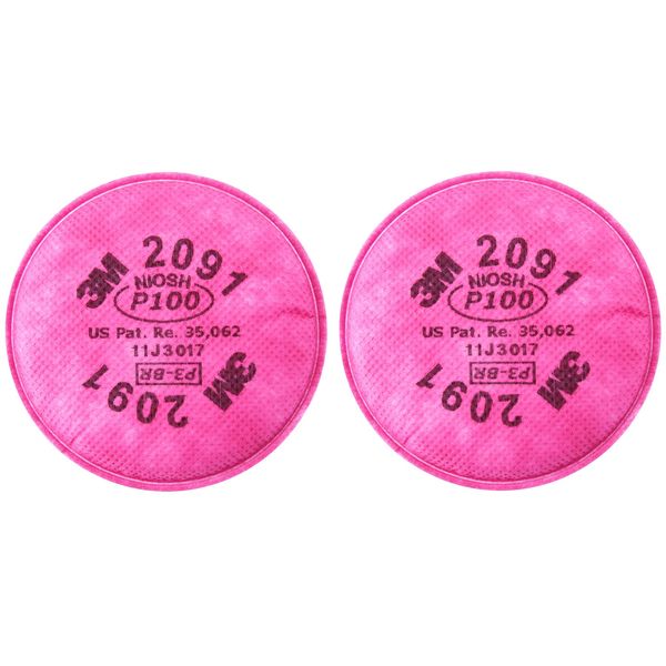 3M Filter 2091 Pair Pink 2091 OHSP