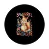 Baby Eichhörnchen mit Blumen süße Hasen Squirrel Flüsterer PopSockets Klebender PopGrip