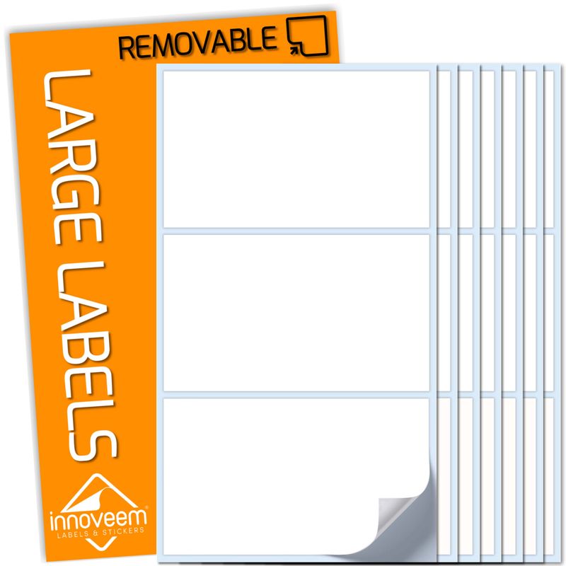 Large Labels for Storage Boxes - 45 Pack Large Sticky Labels ...