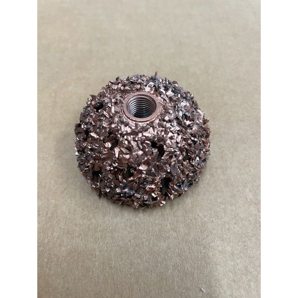 2" Dome Tire Rubber Grinder Wheel Patch Polishing 3/8 x 24 Thread 