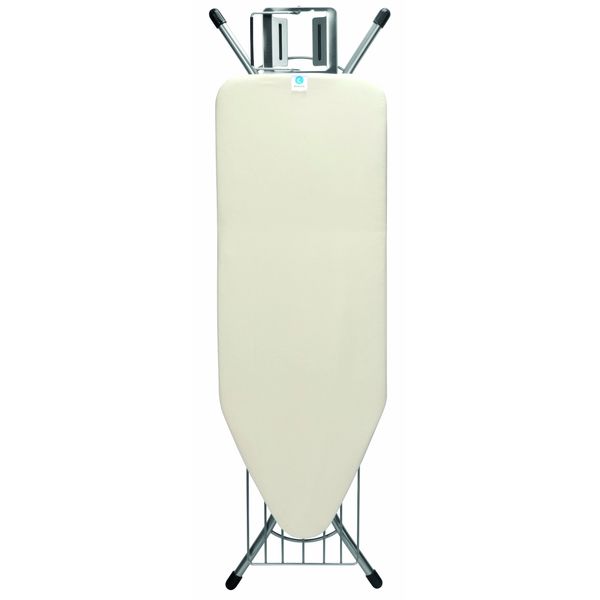 Brabantia Adjustable Rest + Rack Ironing Board, Size C (49 x 18), Ecru