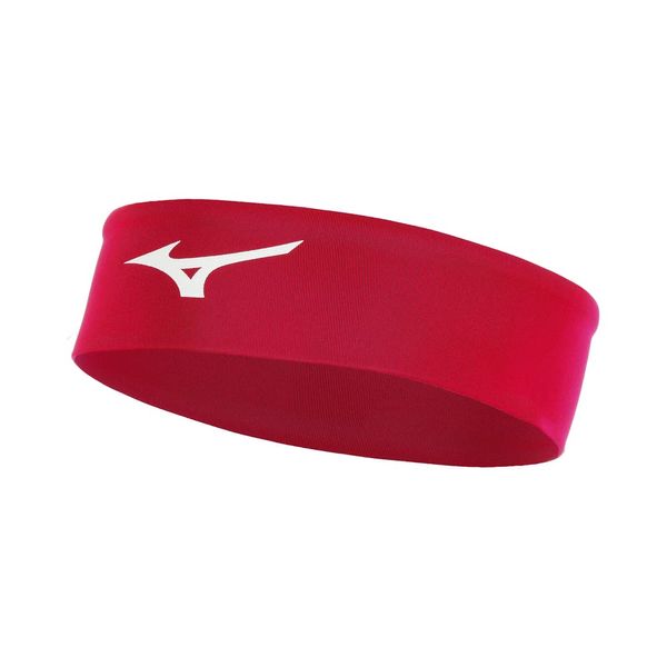 Mizuno Player Headband, Red, One Size Fits Most