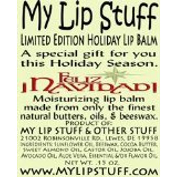 My Lip Stuff-Feliz Navidad (Mexican Hot Chocolate Flavor) Limited Edition Holiday Lip Balm