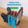 6 in 1 Controller Charging Dock Station for Switch Pro, Fast Charging Station with Indicator Light, Controller Charger for 4 JoyCons and 2 Switch Pro