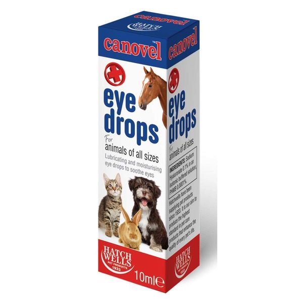 Canovel Unscented Eye Drops, 10ml, clear