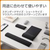 Elecom MOH-CTLS01BK Mouse Pad Wrist Rest Short Corner Guard Black