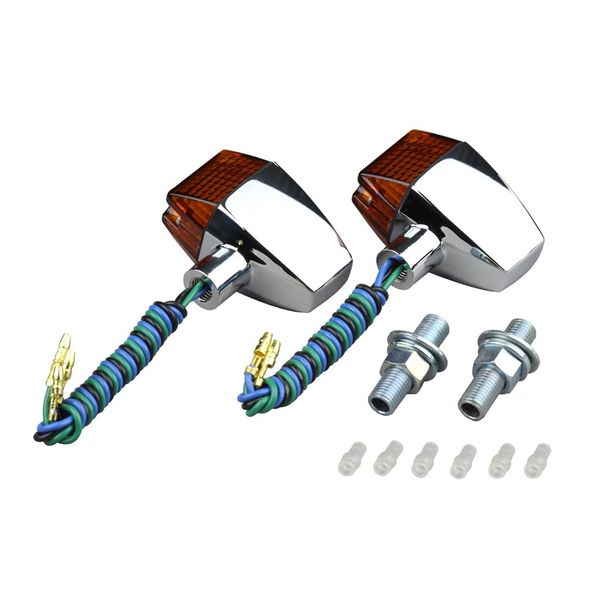POSH 095446 Classic Turn Signals Slim & Sharp Type Motorcycle Supplies