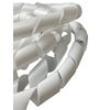 On1shelf® Cable Tidy Spiral Wrap Large, White- 25mm (10m)