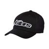 Alpinestars Men's Curved Bill Structured Crown Flex Back 3D Embroidered Logo Flexfit Hat