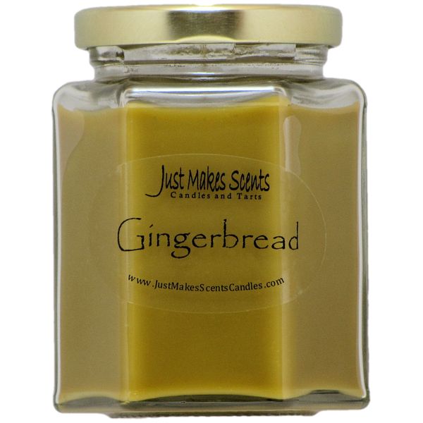 Gingerbread Candle New Hexagon Jar by Just Makes Scents