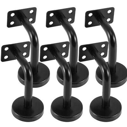 6 Pcs Stair Handrail Brackets Staircase Outdoor Railing Paint