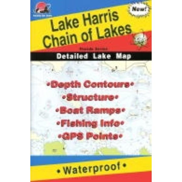 Harris Chain of Lakes Fishing Map