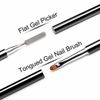 2-in-1 PolyGel Nail Brush & Spatula – Dual-Ended Gel Builder Application Tool