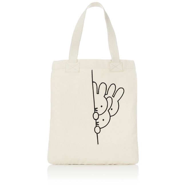 Marimo Craft Miffy Embroidery Series, A4 Tote, Miffy, 3 People, Width 11.4 x Height 14.2 inches (29 x 36 cm), DBM-862