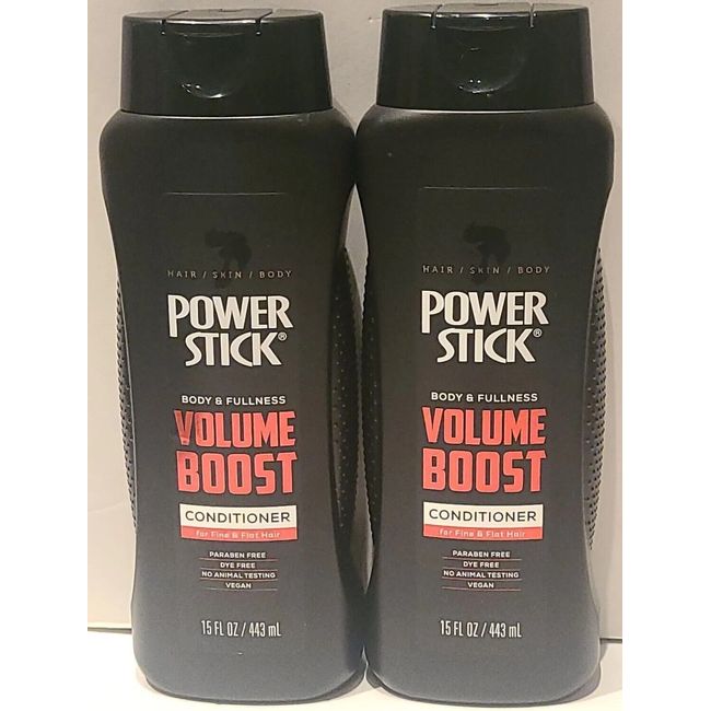 (2 Packs) Power Stick Volume Boost Conditioner, Hair Skin Body 15 Oz