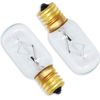 GE Microwave Light Bulb 40W 130V Replacement Part 2-Pack WB36X10003