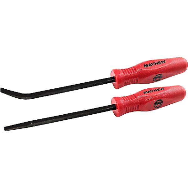 Mayhew Tools 31092 Mini Pry Bar, 2-Piece Set, Red