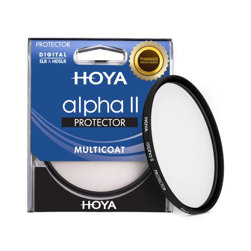Hoya Alpha II MC Camera Lens Protector, 77mm Filter — Ideal for Beginners, Improved Glass, 93.7% Light Transmission, Thinner Frame, 6-Layer Hoya Multi-Coating for Enhanced Protection and Clarity