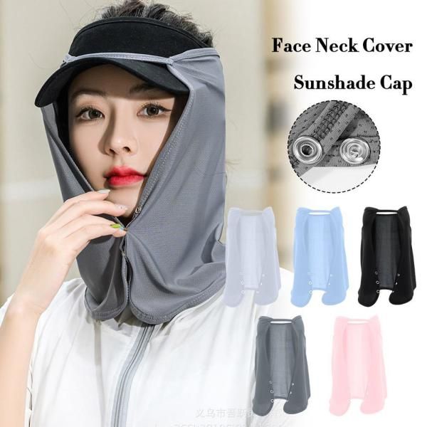 UV Protection Mask Quick Dry Fishing Hat Face Neck Cover Sun Visor Cap Mask UV Protection Visor Summer Outdoor Camping