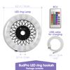 BudPro Hookah Led Ring Light Lamp Panel Round Accessory with Remote Control