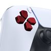 eXtremeRate Ergonomic Split Dpad Buttons (SDP Buttons) for ps5 Controller, Scarlet Red Independent Dpad Direction Buttons for ps5, for ps4 All Model Controller