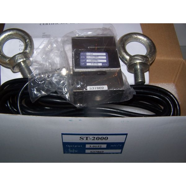 S-TYPE LOAD CELL HANGING/CRANE SCALE ALLOY STEEL,500LB,20