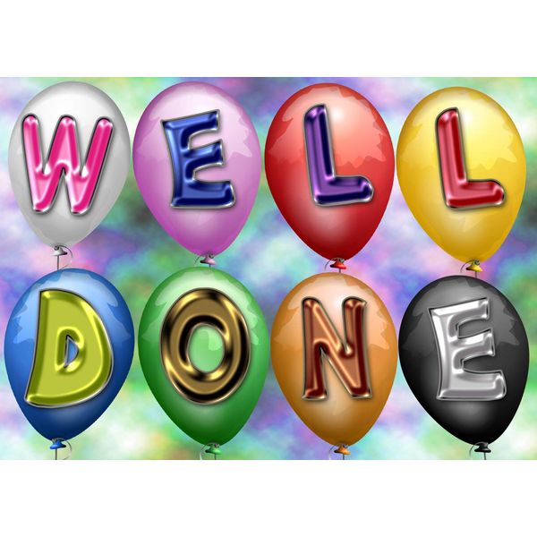 Well Done Blank Greeting Card