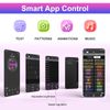GOTUS Scrolling LED Sign,Flexible LED RGB Color Sign,Programmable LED Display,Bluetooth APP,DIY Edit Animations,Text, Graffiti