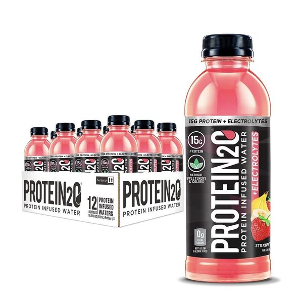 Protein2o 20g Whey Protein Infused Water Plus Electrolyte Cherry Lemon 12pk