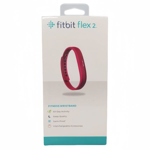 New Fitbit Flex 2 Health Activity Sleep Tracker Bluetooth S & L Red R