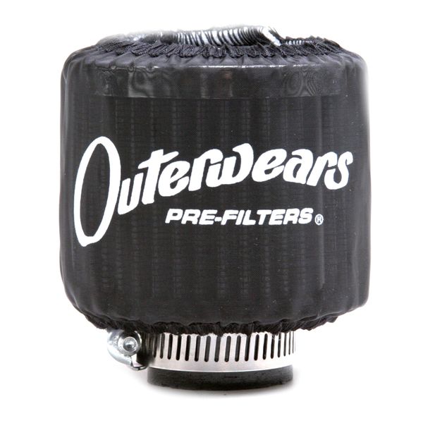 Black Outerwear Prefilter Without Top Round 2" Diameter 10-1132-01