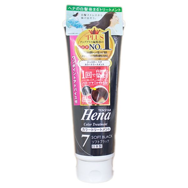 Sanbo Ten Star Henna Color Treatment Soft Black 250g