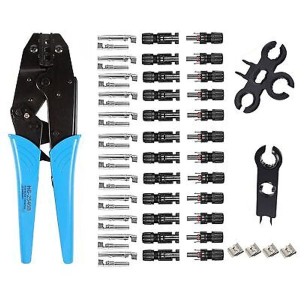 Solar Panel Crimper Tools Kit Compatible with Solar Cable Connector,1 Crimpin...