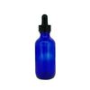 2 oz Blue Glass Bottle with Glass Eye Dropper