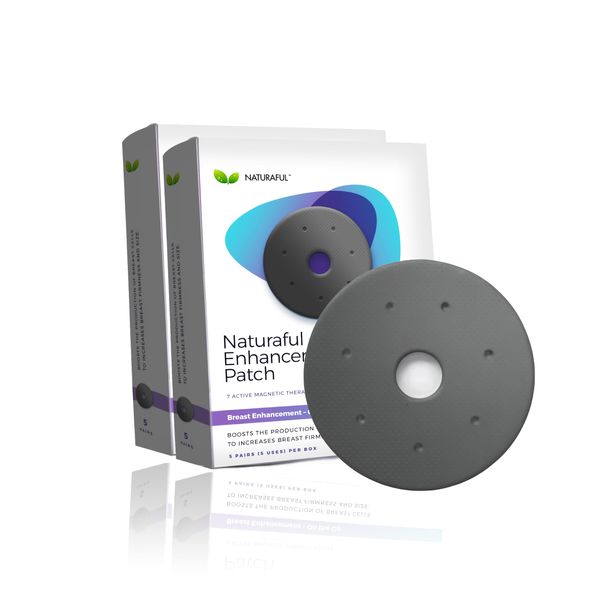 NATURAFUL - (2 Packs) Breast Enhancement Patches - Natural Breast Enlargement, Firming and Lifting Patch | Trusted by Over 100,000 Users & Includes Handbook