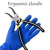 BJDSI 9" Bent Internal Snap Ring Pliers,Internal Spring Design,Anti-Rust,Standard Head.