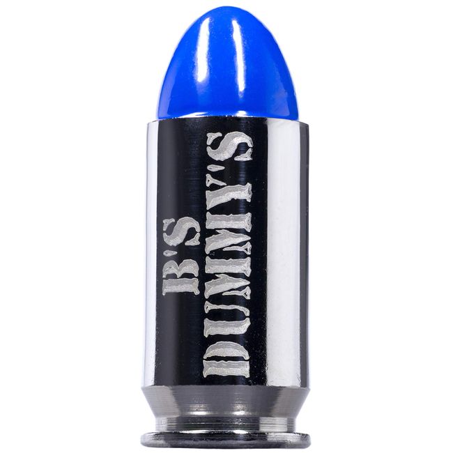 B's Dry Fire Snap Caps - Dummy .45 ACP Training Caps (5 Pack) (Blue Nickel)