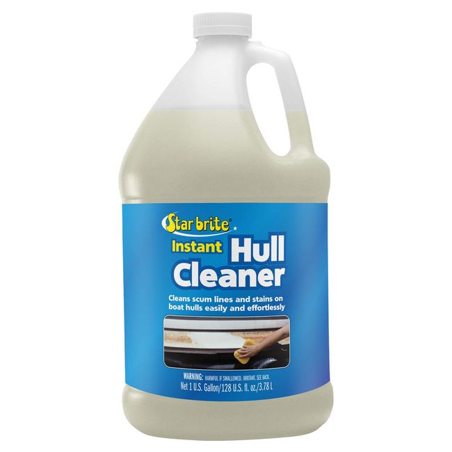 STAR BRITE Instant Hull Cleaner - Clean Stains & Scum Lines on Boat Hulls Easily & Effortlessly - 1 GAL (081700N)