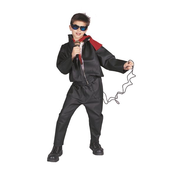 RG Costumes T-Bird Satin Jacket, Child Medium