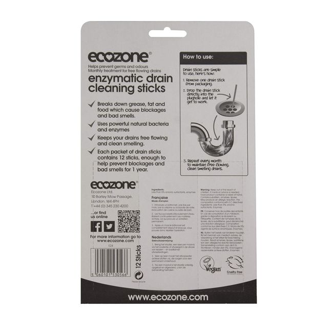 Drain Sticks  Ecozone Solutions Products OFFICIAL