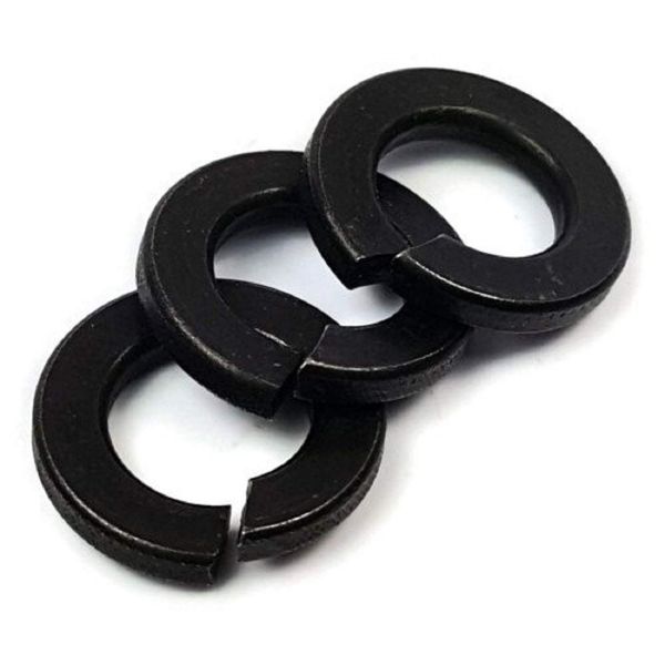 1/4" Lock Washer Split Ring Black Oxide 18-8 Stainless Steel Qty 100