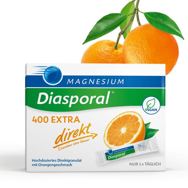 Magnesium-Diasporal 400 EXTRA direkt: Das Direktgranulat der EXTRA-KLASSE mit 400 mg Magnesium pro Stick, 50 Sticks