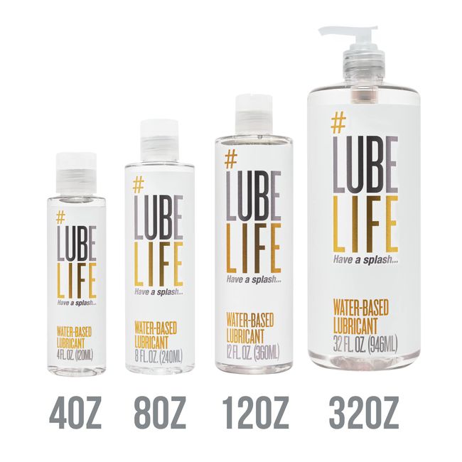 Lube Life Water-Based Personal Lubricant, Lube for Men, Women and Couples,  Non-Staining, 12 Fl Oz - Yahoo Shopping
